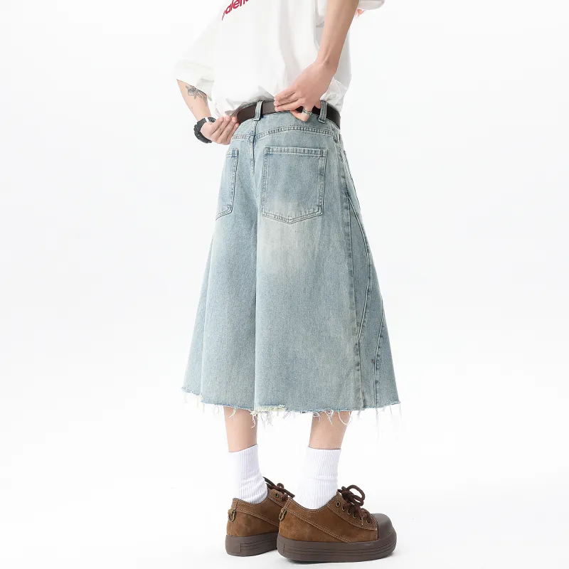 SWAMP AREA Denim Shorts Unisex-9