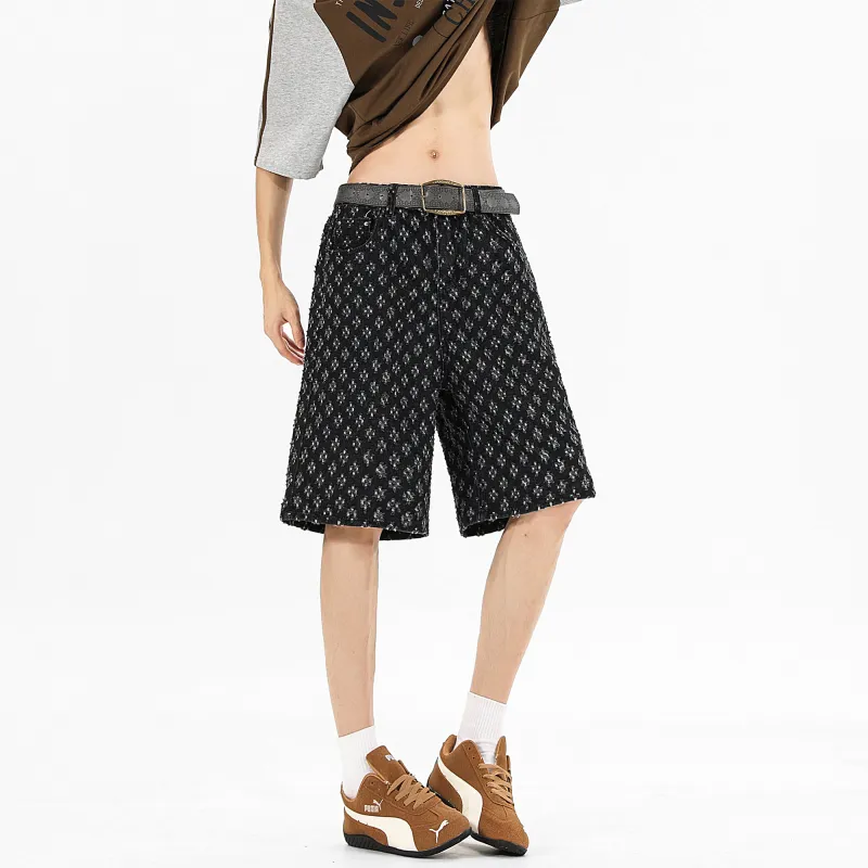 SWAMP AREA Denim Shorts Unisex-8
