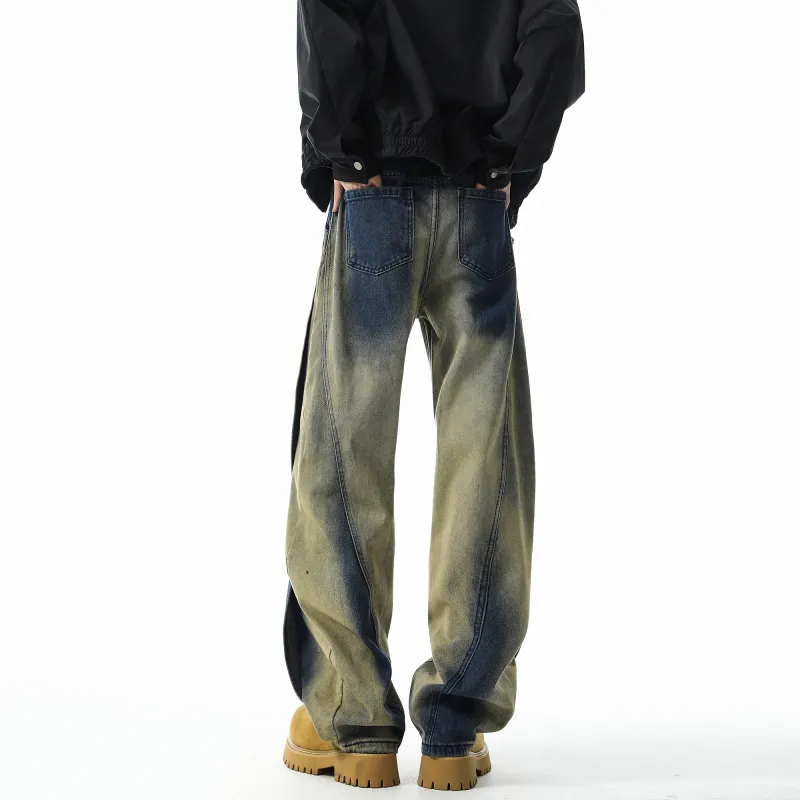 SWAMP AREA Jeans Unisex Blue-1
