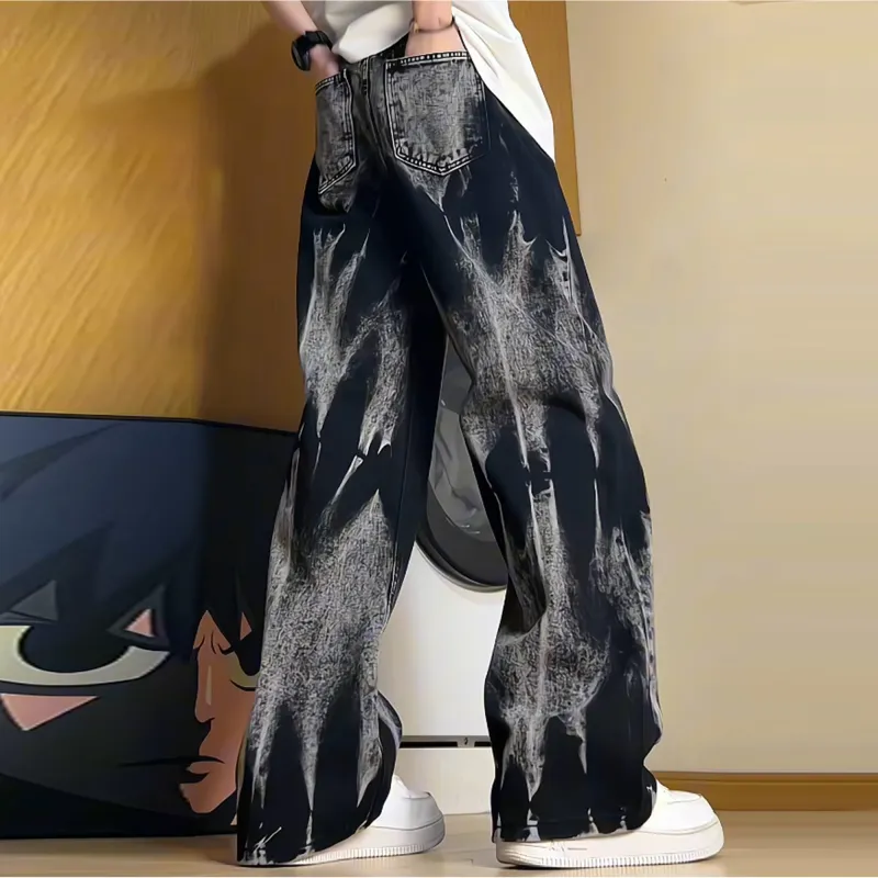 SWAMP AREA Jeans Unisex Black-1