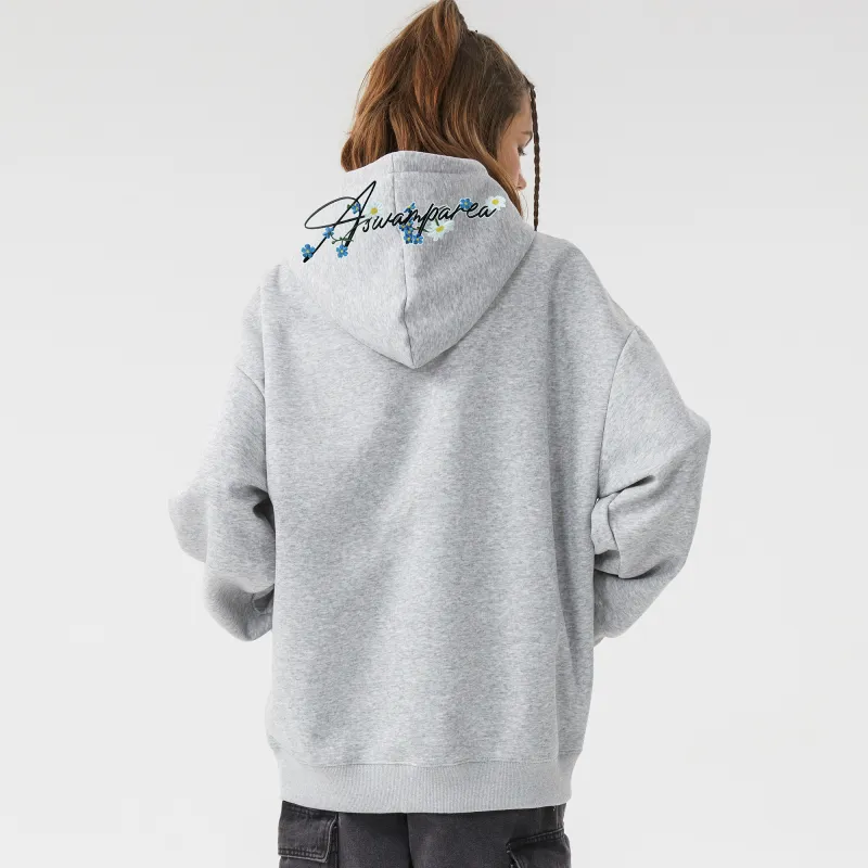 SWAMP AREA Sweatshirt Unisex White-10