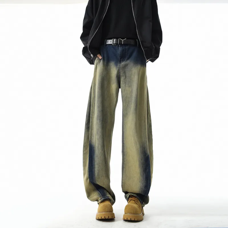 SWAMP AREA Jeans Unisex Blue-4