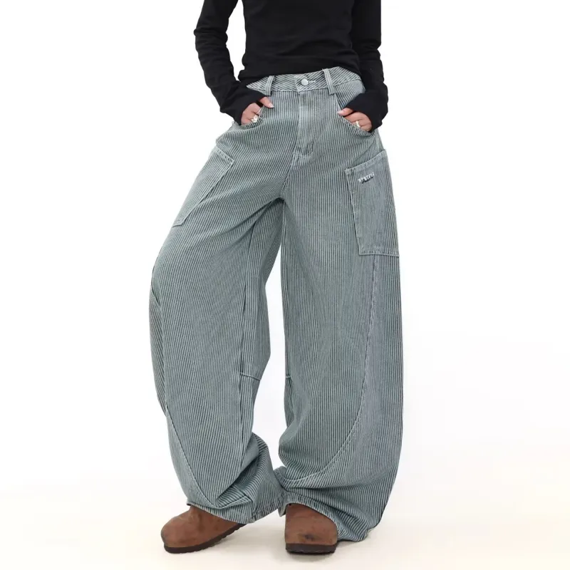 SWAMP AREA Jeans Unisex Blue-1