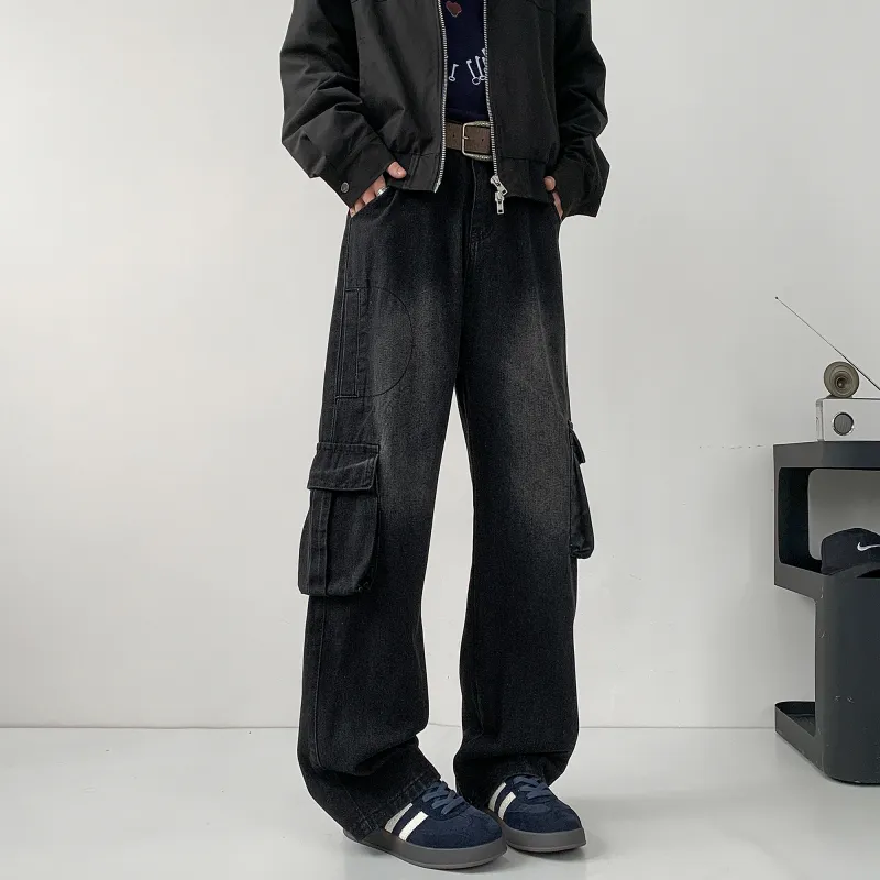 SWAMP AREA Jeans Unisex Carbon Black-3