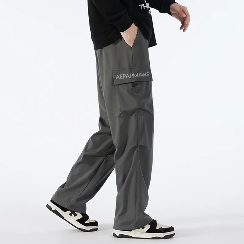 SWAMP AREA Casual Pants Unisex Black-9
