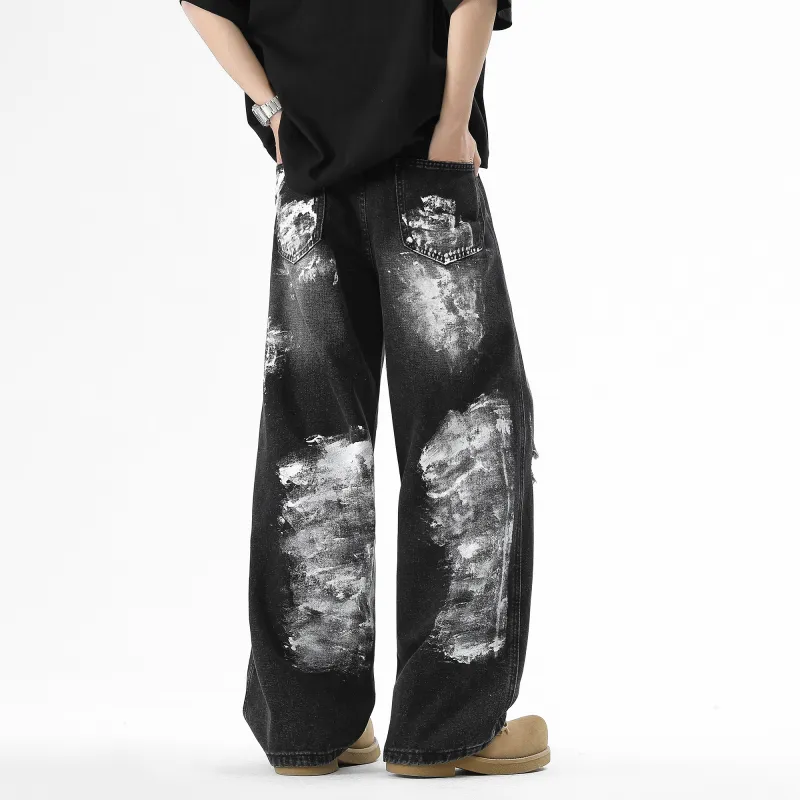 SWAMP AREA Jeans Unisex Galaxy Gray-4