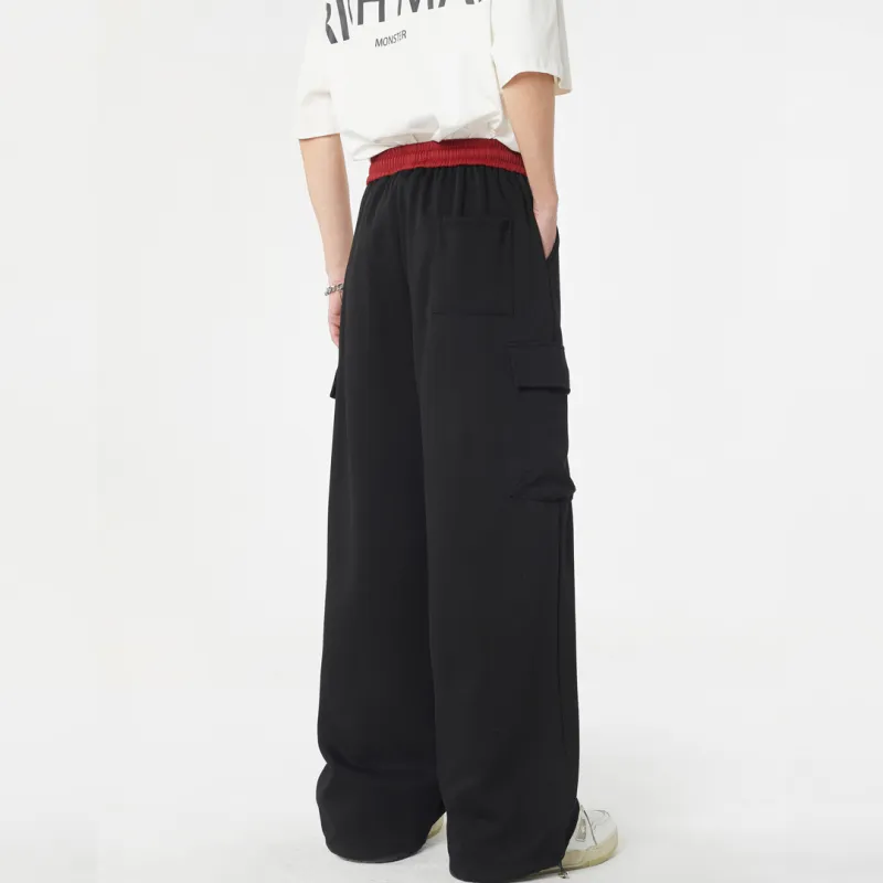 SWAMP AREA Casual Pants Unisex Black-3
