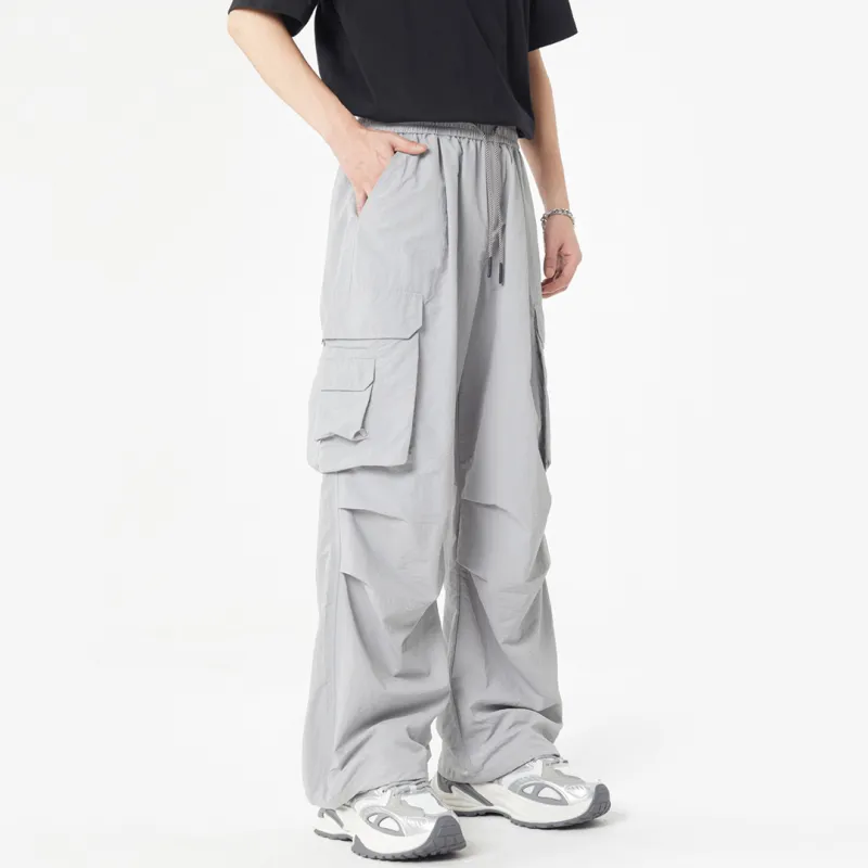 SWAMP AREA Casual Pants Unisex Black-13