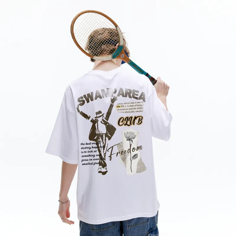 SWAMP AREA T Shirt Unisex White-2