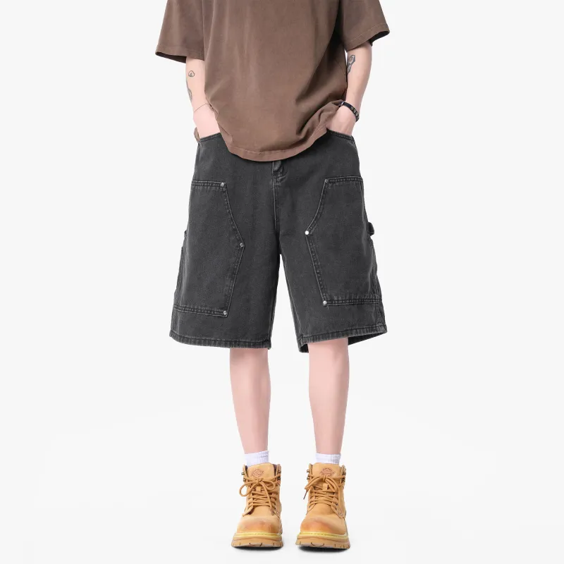 SWAMP AREA Denim Shorts Unisex-12