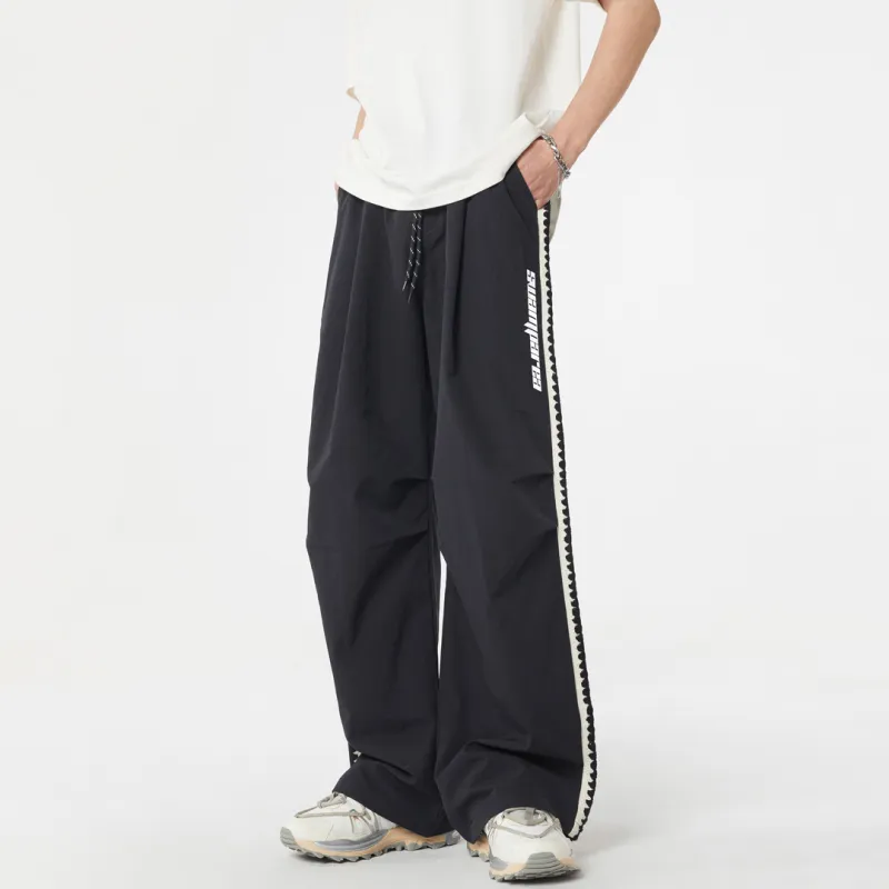 SWAMP AREA Casual Pants Unisex Beige Apricot-7