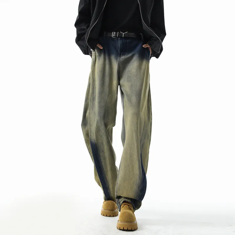 SWAMP AREA Jeans Unisex Blue-2