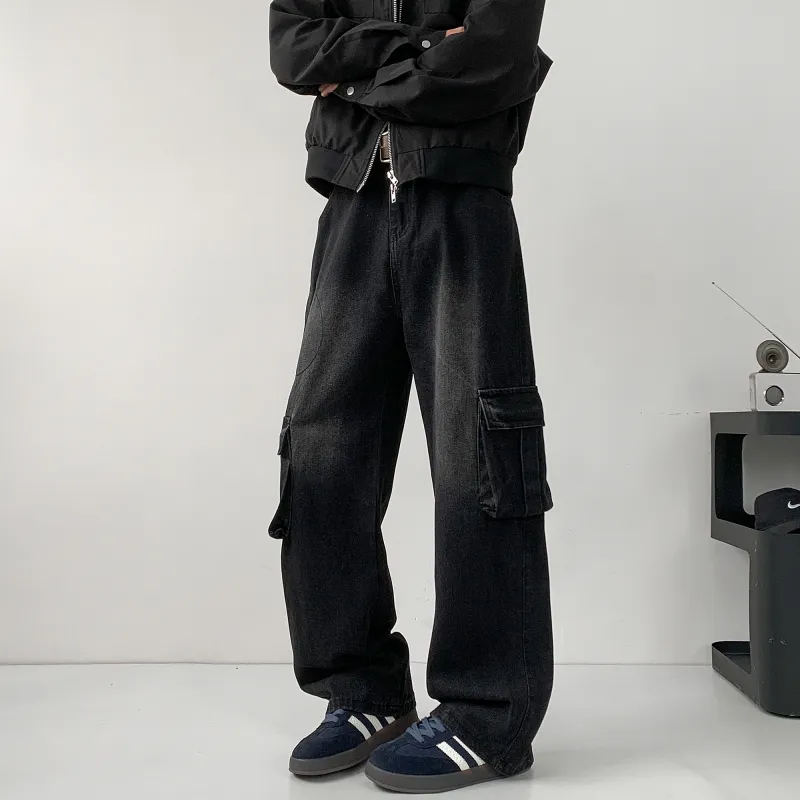 SWAMP AREA Jeans Unisex Carbon Black-2