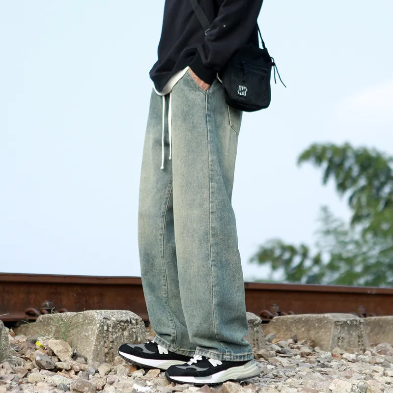 SWAMP AREA Jeans Unisex Nostalgic Blue-4