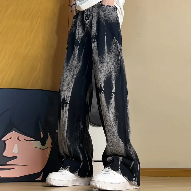SWAMP AREA Jeans Unisex Black-3