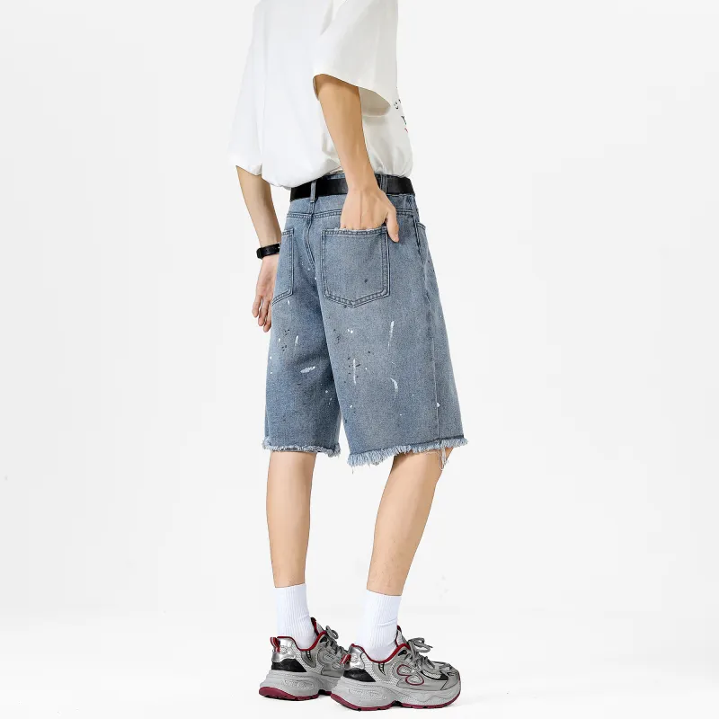 SWAMP AREA Denim Shorts Unisex-9