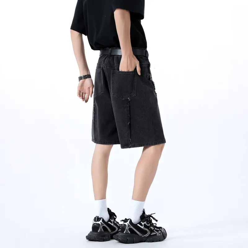 SWAMP AREA Denim Shorts Unisex-9