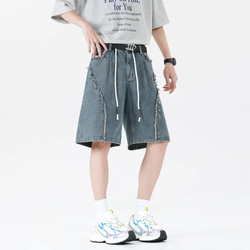 SWAMP AREA Denim Shorts Unisex-3