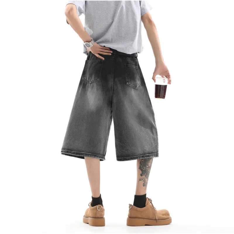 SWAMP AREA Denim Shorts Unisex-9