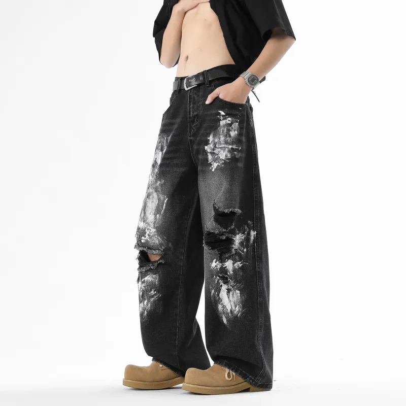 SWAMP AREA Jeans Unisex Galaxy Gray-3