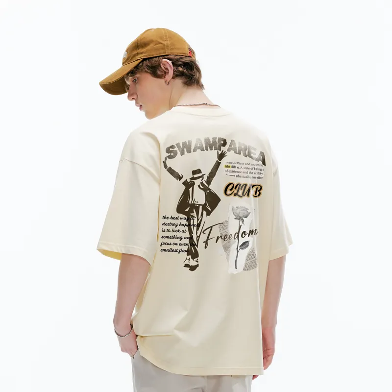 SWAMP AREA T Shirt Unisex White-16