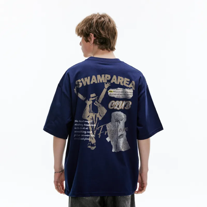 SWAMP AREA T Shirt Unisex White-21