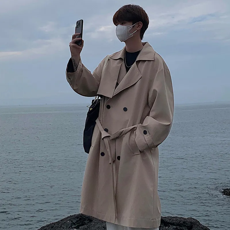 SWAMP AREA Trench Coats Unisex-7