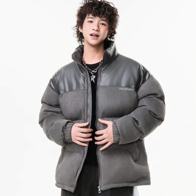 SWAMP AREA Puffer Jacket Unisex-13