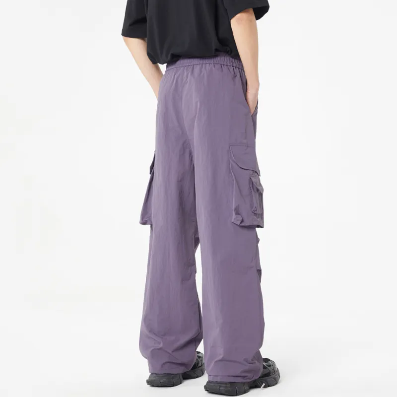 SWAMP AREA Casual Pants Unisex Black-9