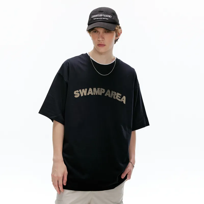 SWAMP AREA T Shirt Unisex White-8