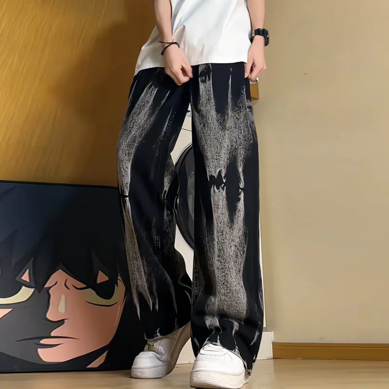 SWAMP AREA Jeans Unisex Black-4
