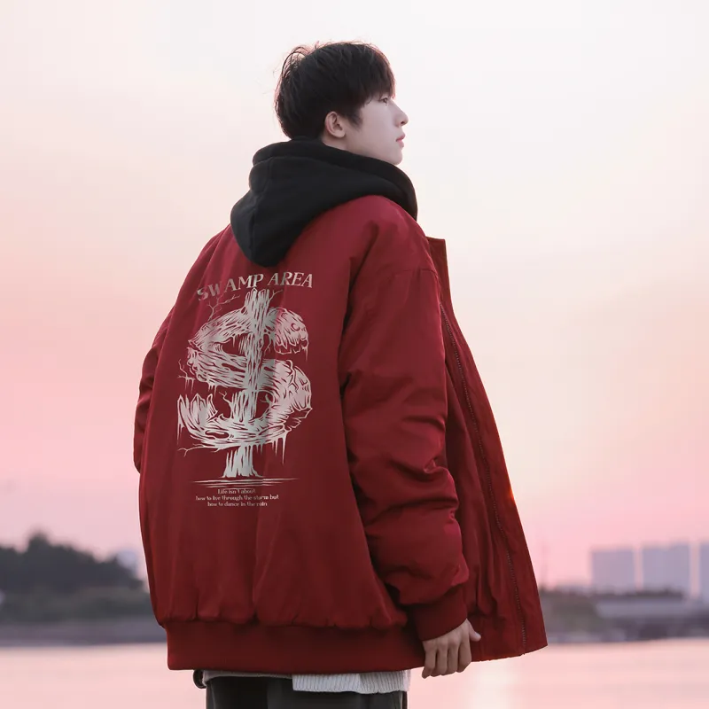 SWAMP AREA Puffer Jacket Unisex-10