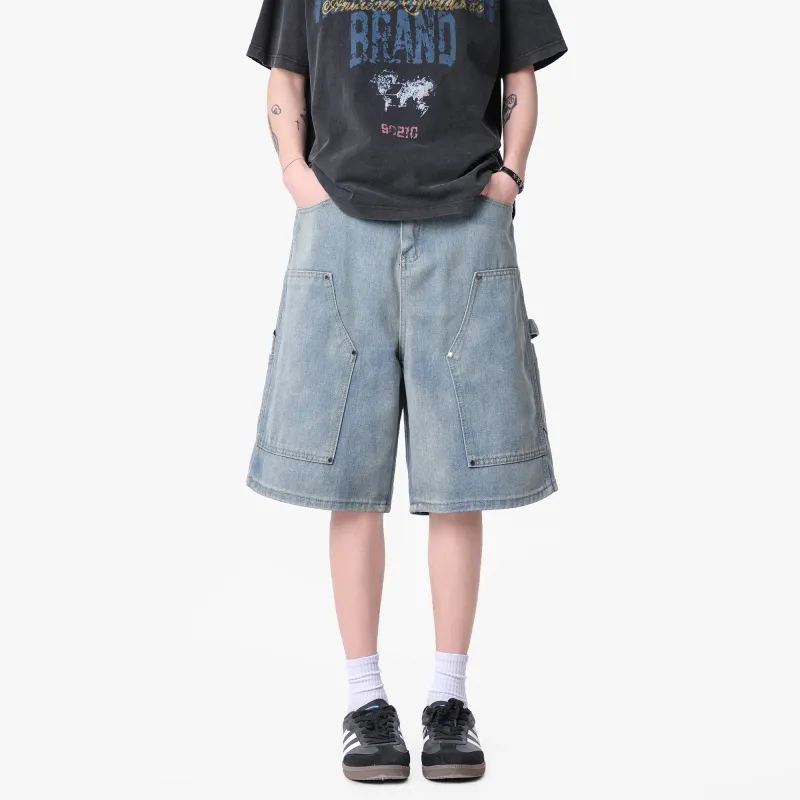 SWAMP AREA Denim Shorts Unisex-7
