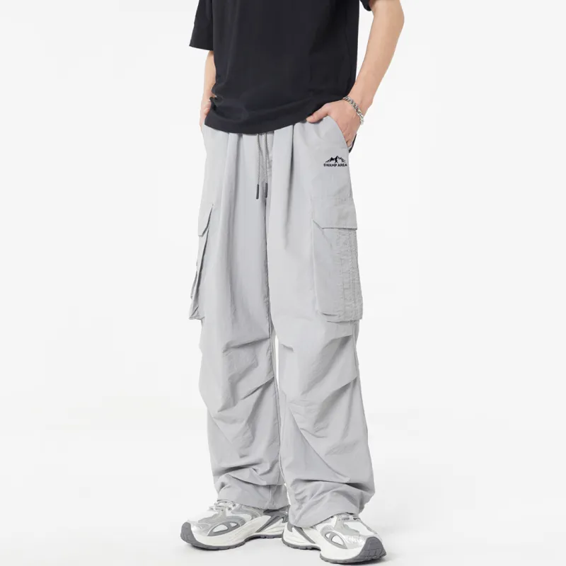 SWAMP AREA Casual Pants Unisex Black-12