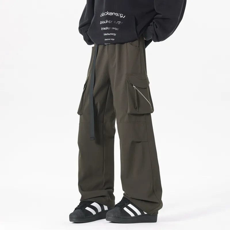 AKIN Cargo Pants Unisex Army Green-10
