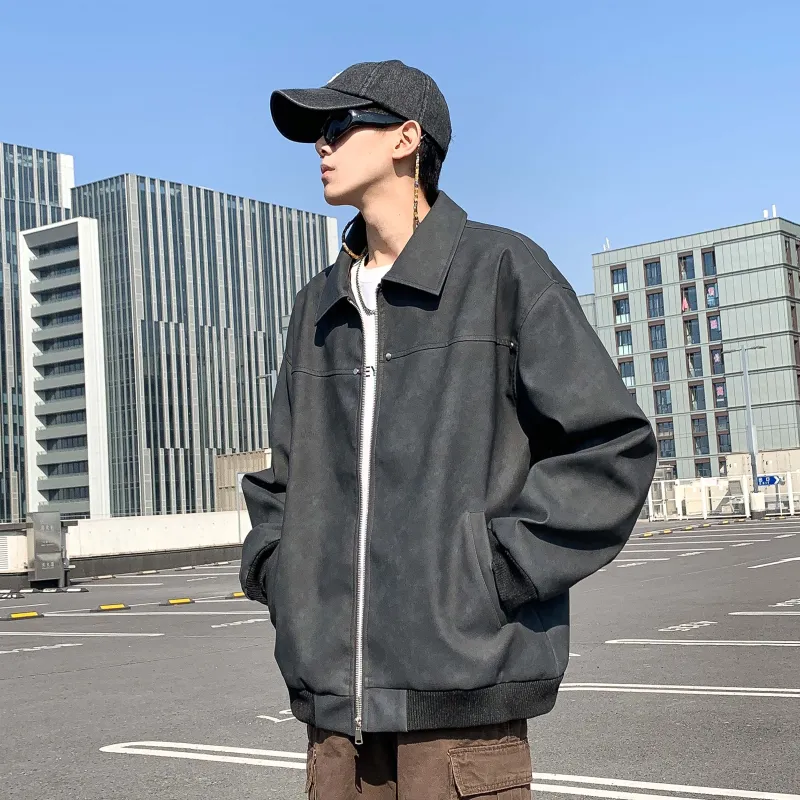 AKIN Leather Jackets Unisex-5