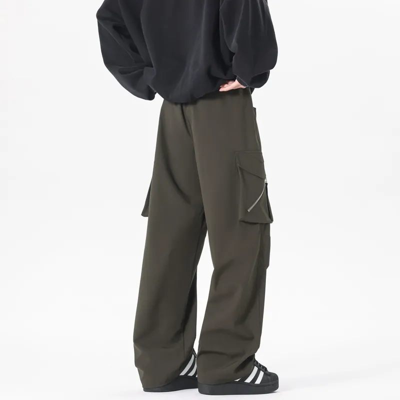 AKIN Cargo Pants Unisex Army Green-12