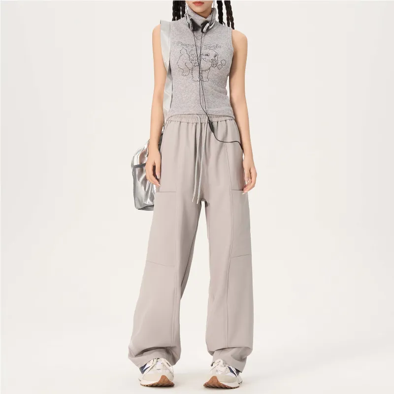 AKIN Cargo Pants Unisex Light Gray-8