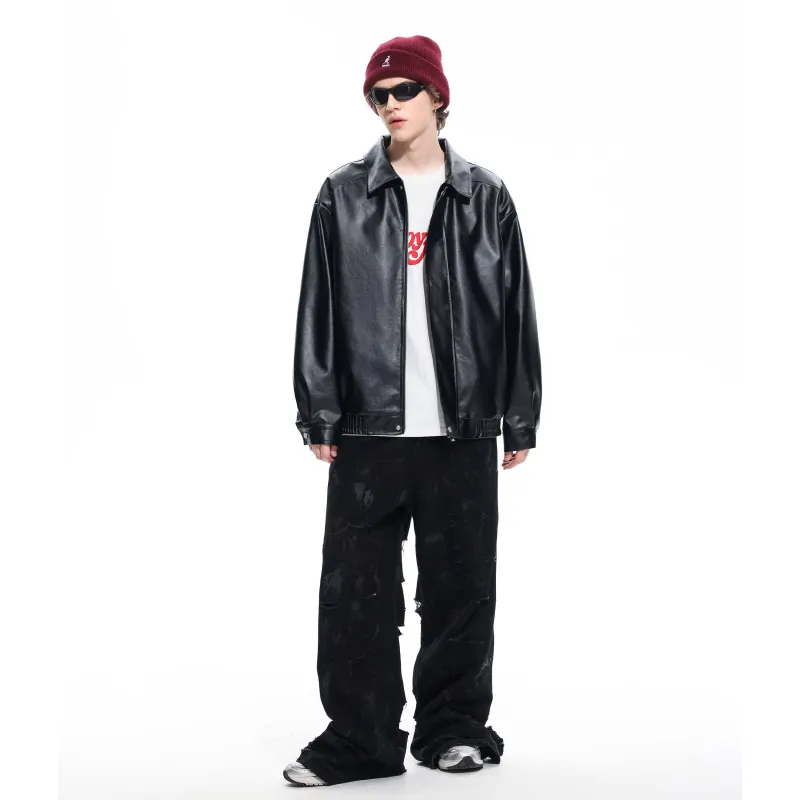 AKIN Leather Jackets Unisex-4