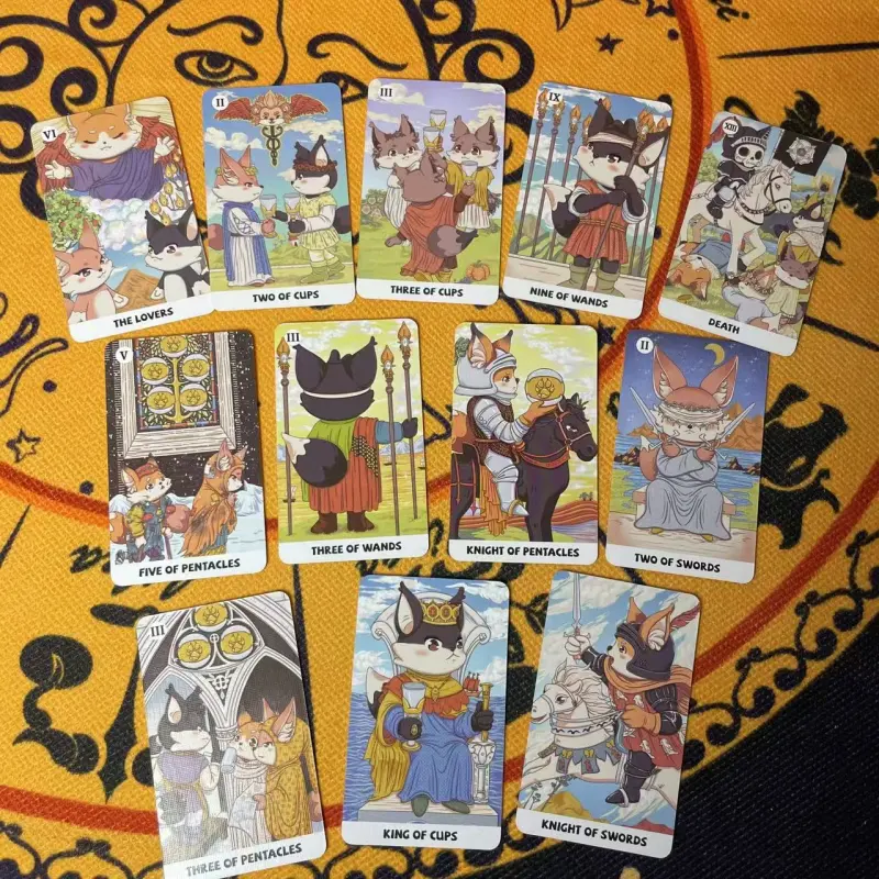 ZOCO Little Li Eden Waite Series Cute Style Good Looking Tarot Board Games-10