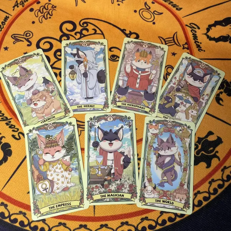 ZOCO Little Li Eden Waite Series Cute Style Good Looking Tarot Board Games-3