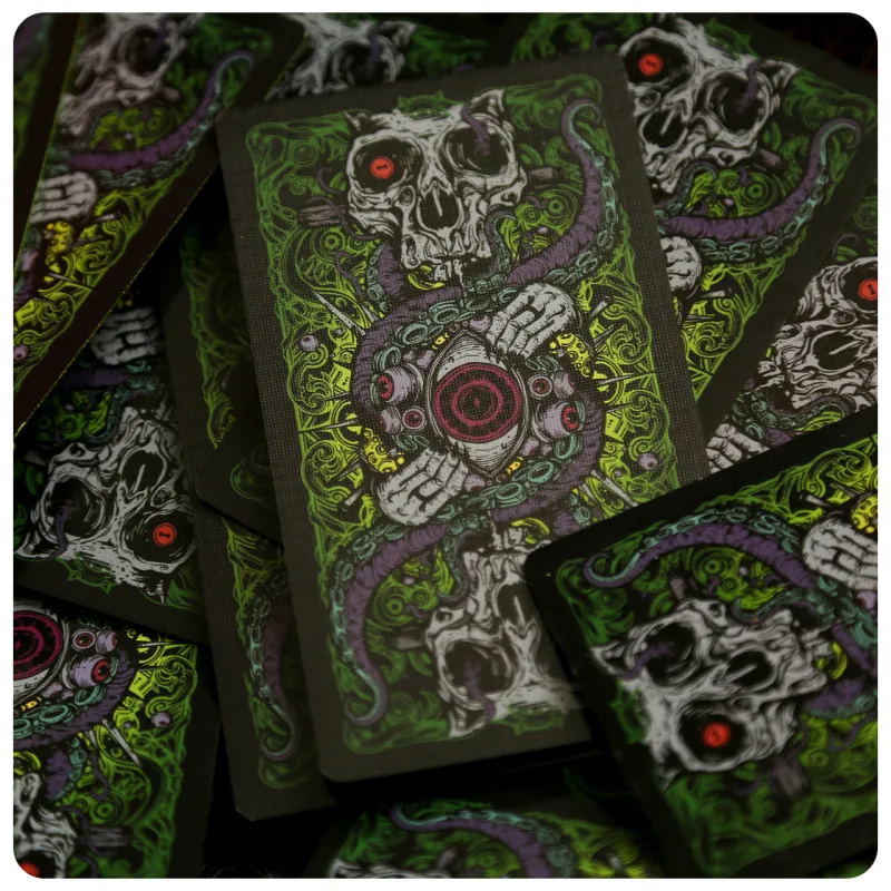 ZOCO Cthulhu Mythos Tarot Metal Watanuki Bilingual User Manual English And Chinese Board Games-1