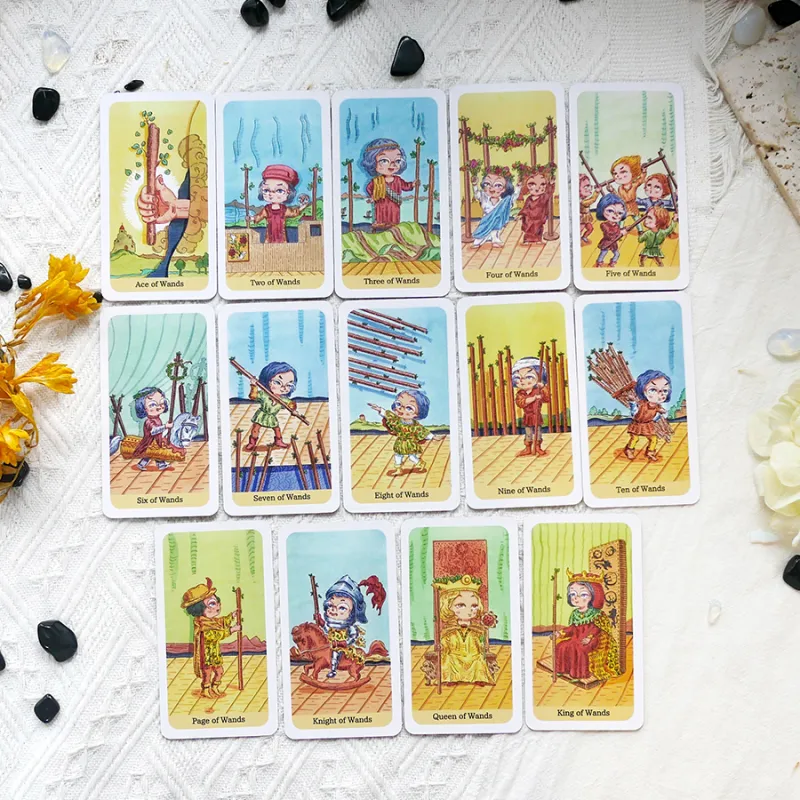 AKANA Cute Wite Series Double Sided Embossed Paper Board Games-3