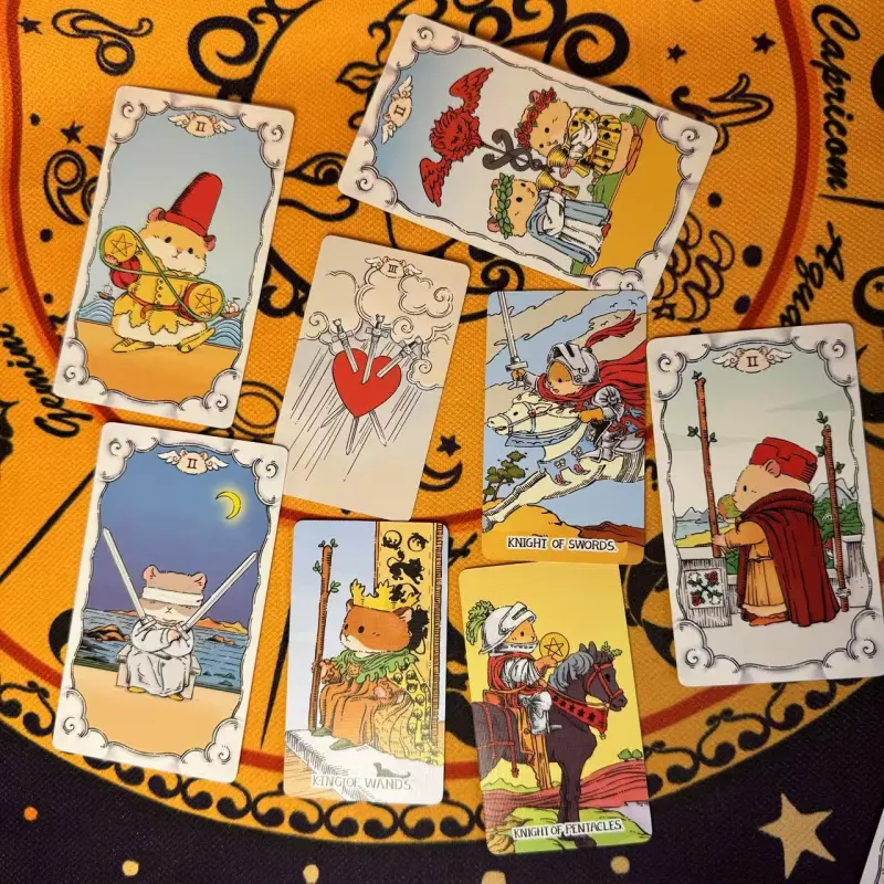 ZOCO Mouse Tarot Original Design Near Wite Board Games-1