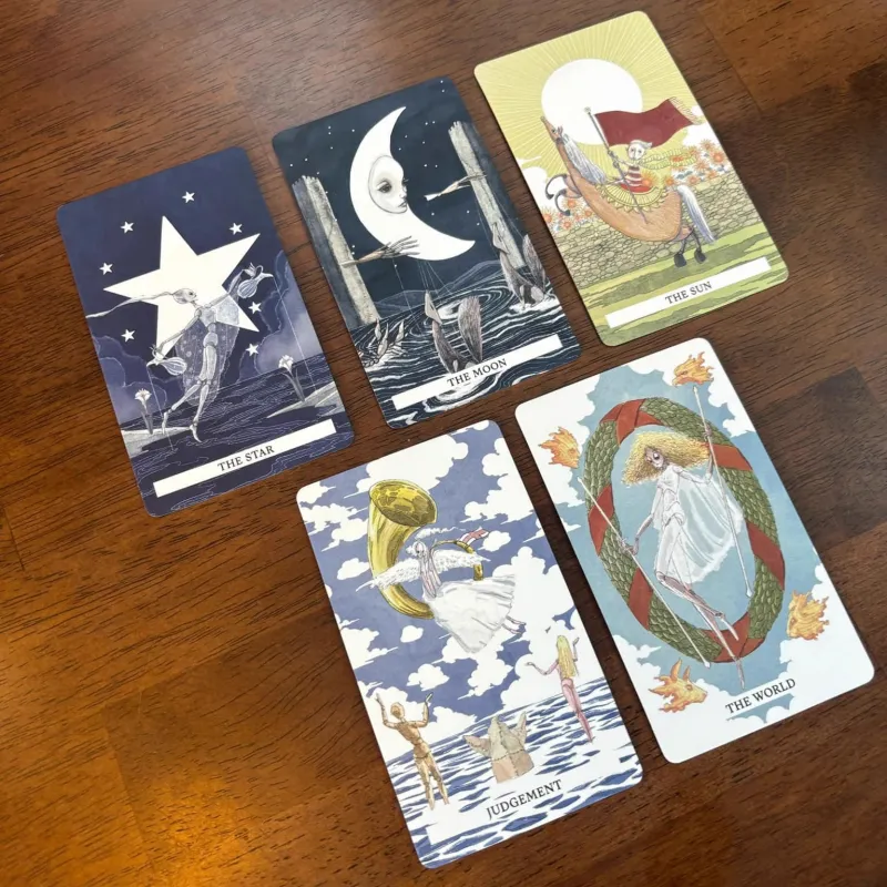 ZOCO I Am Not A Puppet Tarot Good Looking Anime Tarot Board Games-2