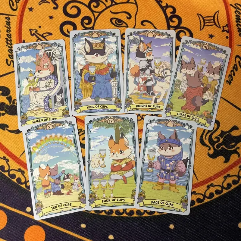 ZOCO Little Li Eden Waite Series Cute Style Good Looking Tarot Board Games-5