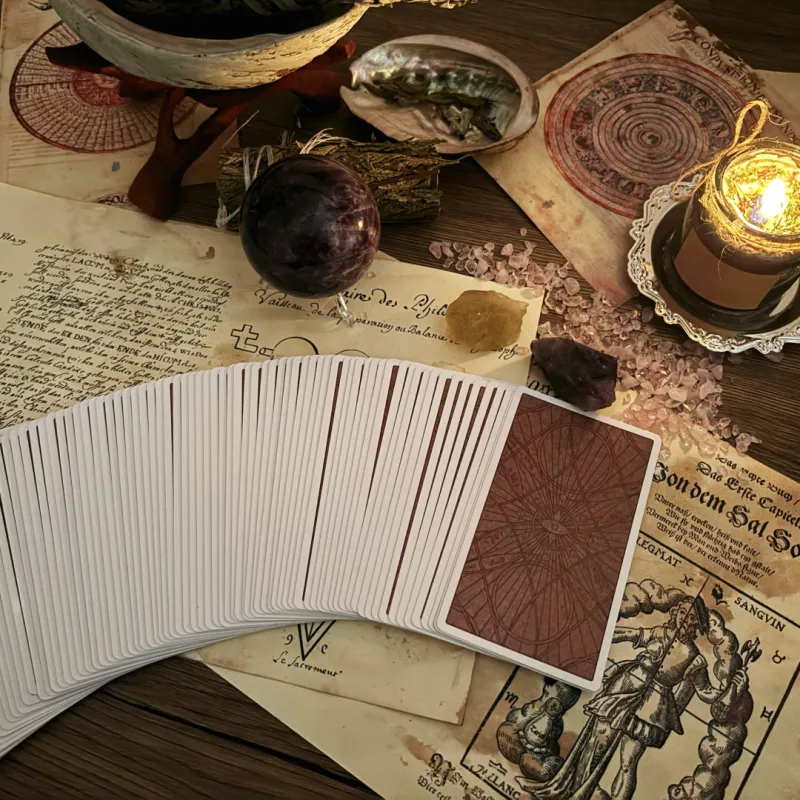 ZOCO A Cassiwe Series Silky Easy to Push Tarot Card Board Games-3