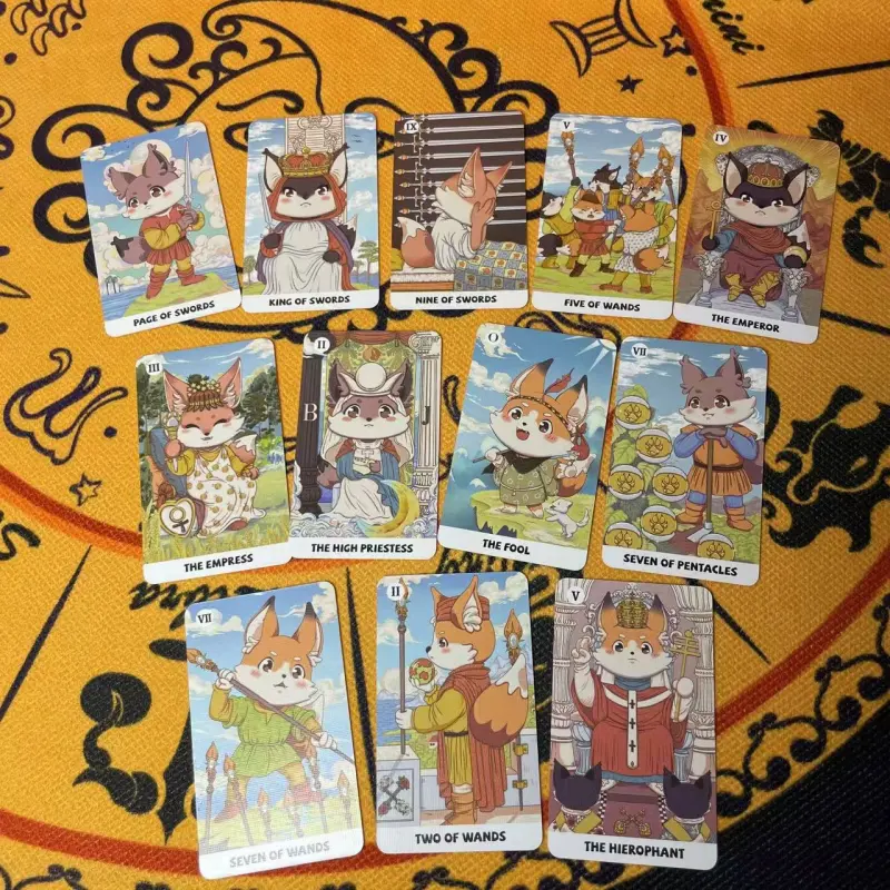 ZOCO Little Li Eden Waite Series Cute Style Good Looking Tarot Board Games-9