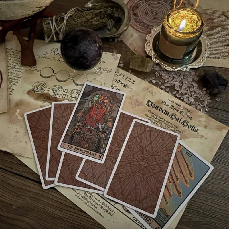 ZOCO A Cassiwe Series Silky Easy to Push Tarot Card Board Games-2