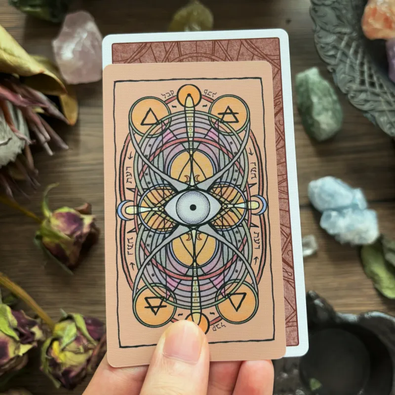 ZOCO A Cassiwe Series Silky Easy to Push Tarot Card Board Games-10